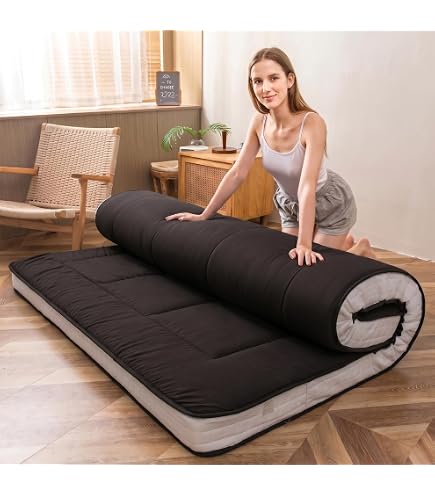 Amazon.com - Fluffy Futon Mattress Plush Foldable Japanese Floor